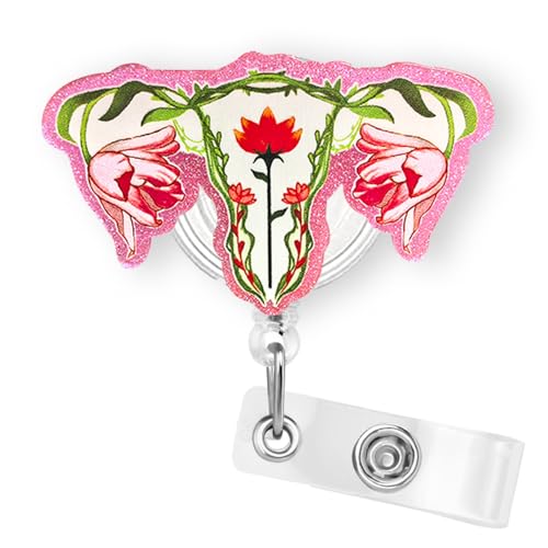 Porte-badge rétractable OBGYN anti-chute avec pince crocodile pour assistant médical