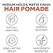 FOLLICLE BOOSTER Hair Growth Pomade - 1 Pack, Infused with Thinning Combating Ingredients, Water-based Cream Formulation, Ethically Sourced, Medium Hold Matte for Men, Styling