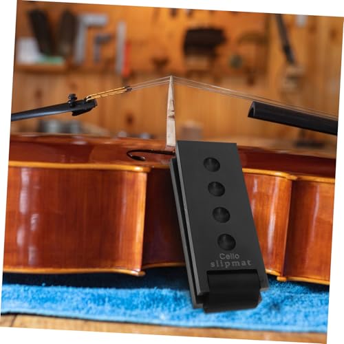 Ancre de violoncelle antidérapante avec sangle de performance réglable noire