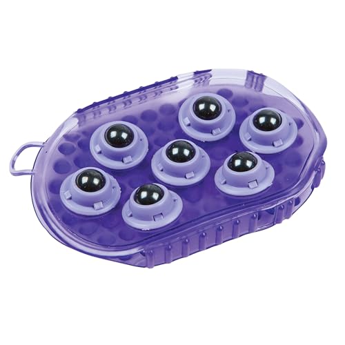 ROMA Rubber Massage Mitt, Purple