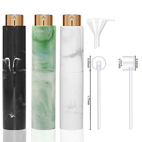 Vitog Travel Perfume Bottle Refillable, Leak Proof Mini Perfume Refillable Bottle Set Tsa Approved Empty Spray Bottles Containers For Perfume Makeup Remover (Pattern3) #TOP2