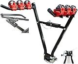 Fácil de montar Hyfive Nueva Bicicleta PORTABICICLETAS Universal Auto Rack para 3 Bicicletas Bicicletas