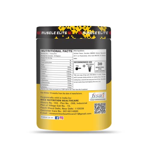 Image of EAA Supplement Muscle Growth | Recovery | 9 Amino Acids Supplement [Orange]