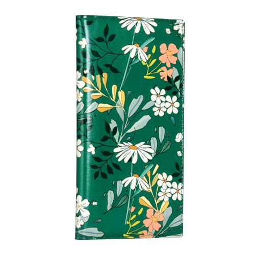 Image of CoBak Checkbook Cover for Women & Men - PU Leather Case with RFID Blocking | Classic Design Check Book Holder for Personal and Business