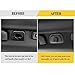 OFBAND 2PCS Roof Car Hooks,Car Hooks for Purses and Bags Compatible with Volvo XC40 XC60 XC90 S60 S90 V60 V90,Car Essentials Coat Hooks for Hanging Clothes,Bags,Umbrellas (Black/2pcs)