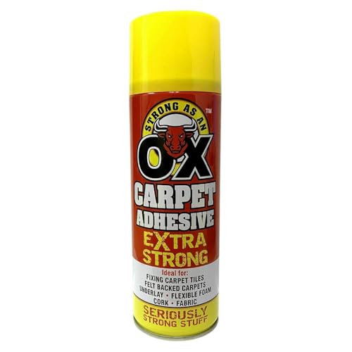 GSV Essentials Carpet Adhesive Spray, Multi-purpose, Fast-Drying, Bonds Instantly, Yellow