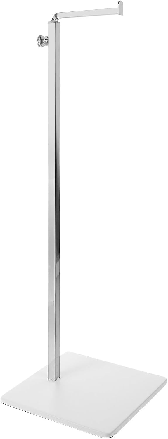 OSALADI Adjustable Height Handbag Stand Holder with Glossy Finish, 7-shaped Hanging Bag Organizer for Retail and Home Use