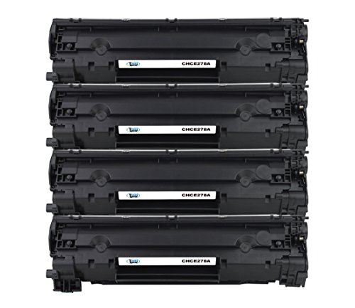 4 Pack Cool Toner� Compatible Toner Cartridge Replacement for HP CE278A, 278A...