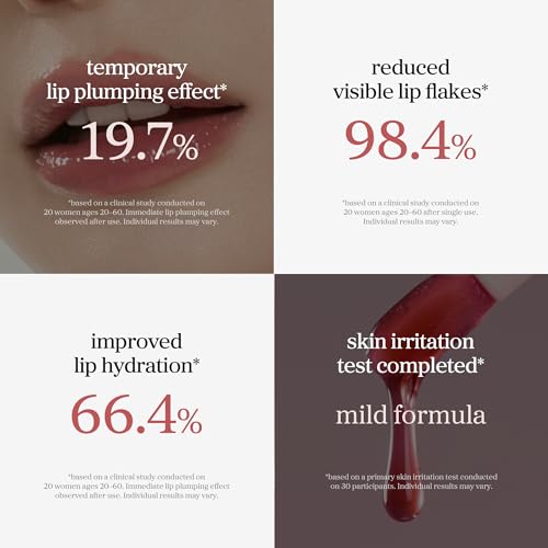 Image of NOONI Korean Lip Oil - Applewine | Long-Lasting, Moisturizing, Plumping, Revitalizing for Dry Lips, Waterproof, No Peel Off, Hydrating Lip Stain, Stocking Stuffers, Gifts For Women, 0.12 FL Oz