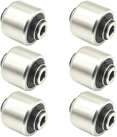 Newnessai 6PCS 540-168 Rear Suspension Knuckle Bushing Kit, Replacement for Jeep Cherokee 2.4L 3.2L 14 15 16 17 18, Replaces BKK82685PR