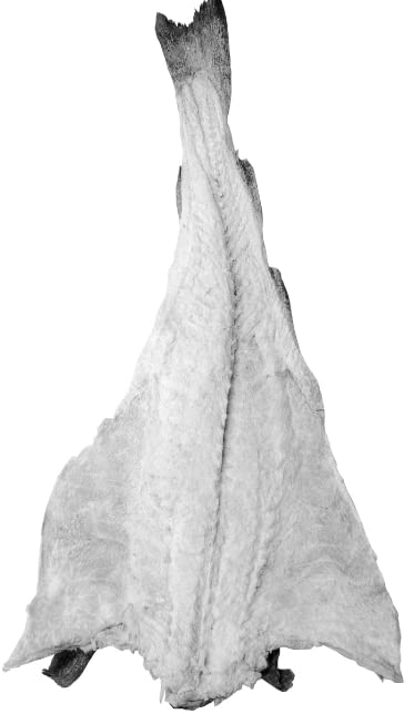 BACALAO ISLANDIA EN HOJA ENTERA 10/20 (3 a 4 kg) Salado Retractilado doblado con piel de primera calidad,de carne blanca y con una fina película de sal recubriendo el producto.