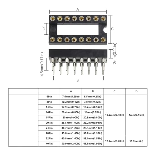 Douille puce IC heyous pour éviter la surchauffe des composants PCB x20 - 3