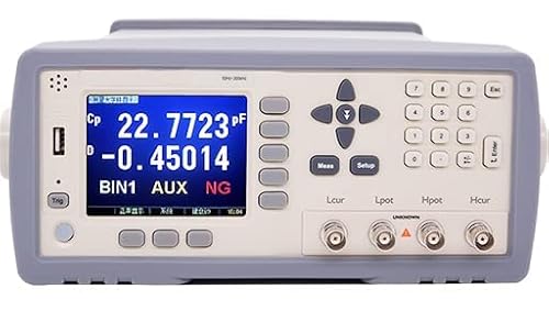 YFYIQI Precision LCR Meter Digital LCR Meter Tester Gauge Measurement with 10Hz to 200kHz Resolution 0.01Hz ParameterZ D Q θr θd R X G B Y Vac Iac Δ Δ% Display Reader 6 Digits