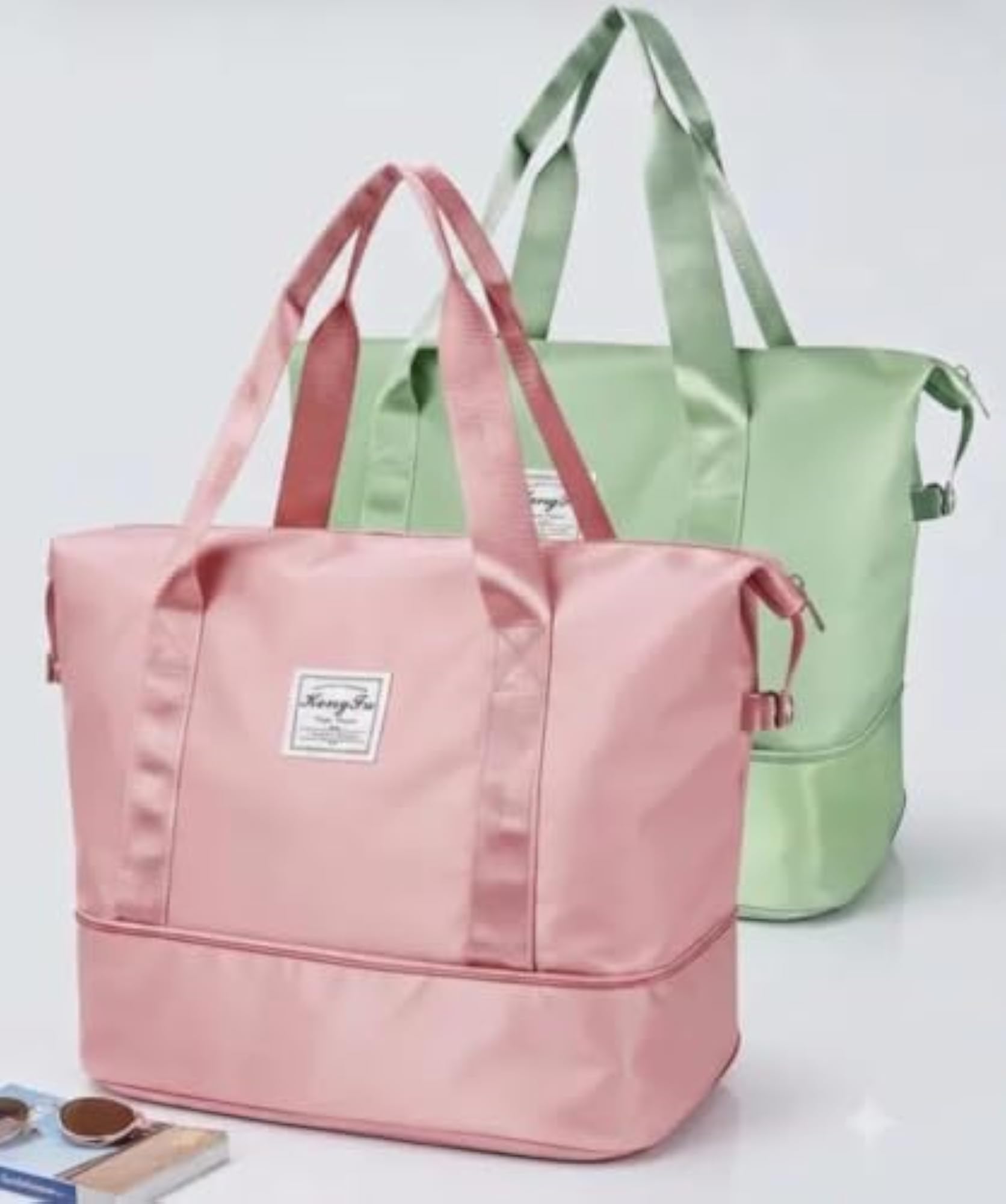 Expandable Travel Duffle Bags for Women, 42L Pack of 2