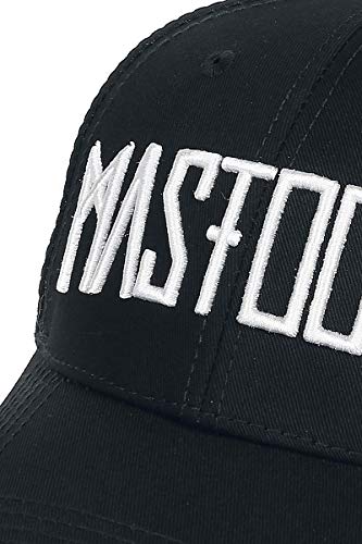 Casquette noir Mastodon Logo de type baseball cap rétro ajustable pour adulte - 4