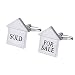 Salutto Men's For Sale Sold Realtor Cufflinks with Gift Box