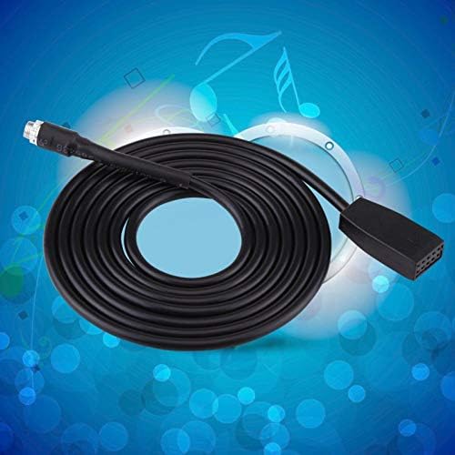 Yosoo Health Gear E46 Aux Cable, Car Aux Cable Adapter, Car Audio Auxiliary Ininput Adapter Cable for E46 Coupe Sedan, 3.5mm Car Audio Radio Aux-in MP3 Interface Adapter Cable