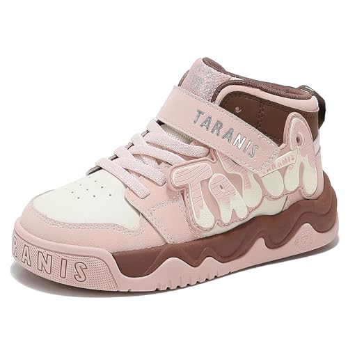 Boys and Girls Sneaker Kids Fashion Shoe Boot-Like High Top