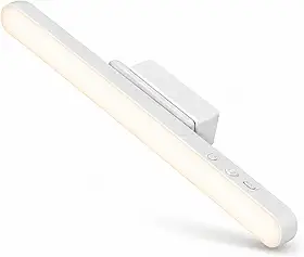 Luminária de Mesa LED Recarregável USB Touch com Suporte Magnético e Base – Luz Ajustável 3 Modos Ideal para Mesa Escritório Parede Armário Cozinha e Banheiro - Premium