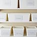 100 Pack Clear Self-Adhesive Pocket Label Holders for Index Cards 3x5, Bulk Top Load Plastic Sleeves for Storage - Clear Pocket Sleeves