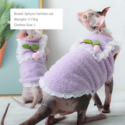 Vêtements d'hiver pour Sphynx protégeant le chaton du froid - 4