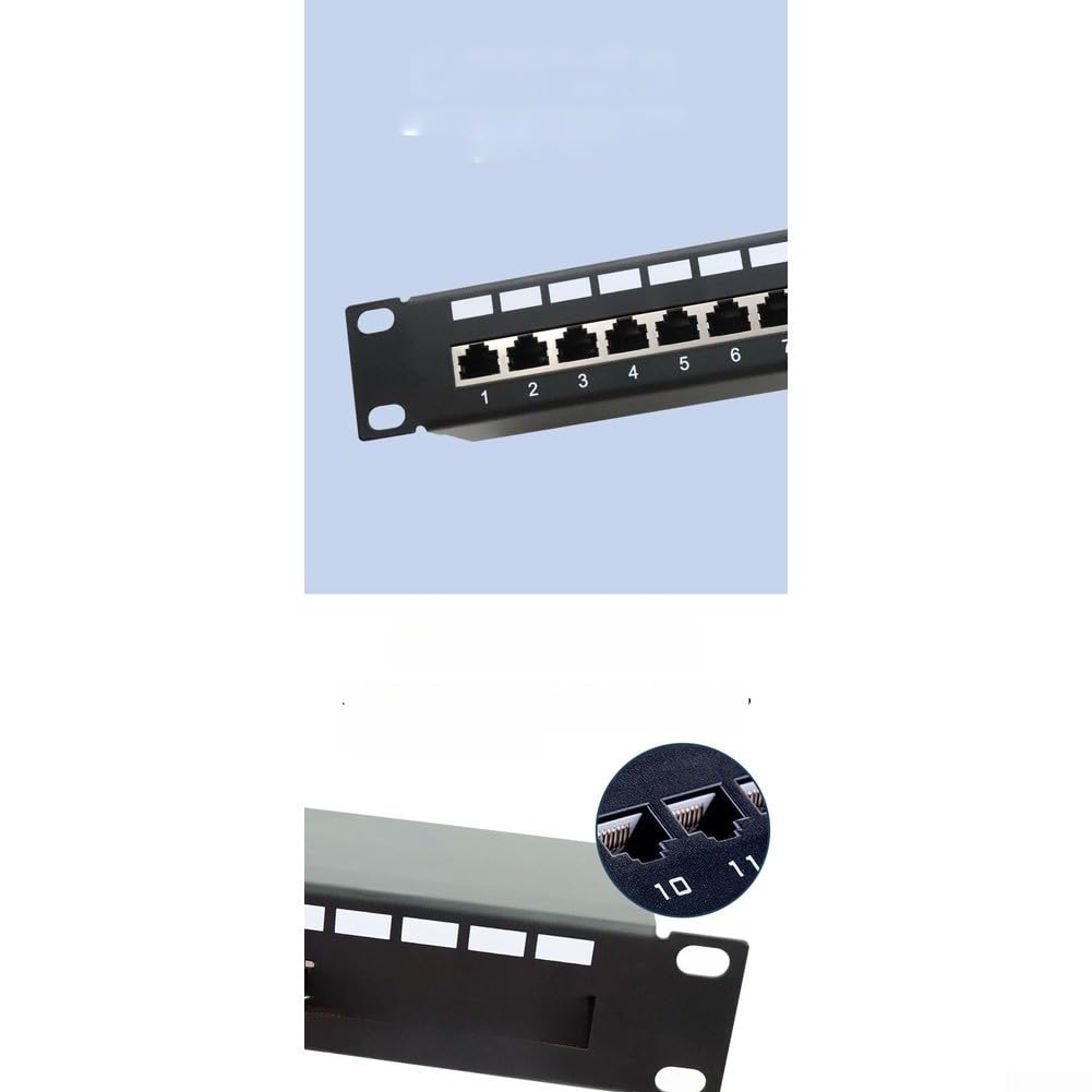 Pannello Patch Cat6 Schermato 24 per porte per Rack Pannello