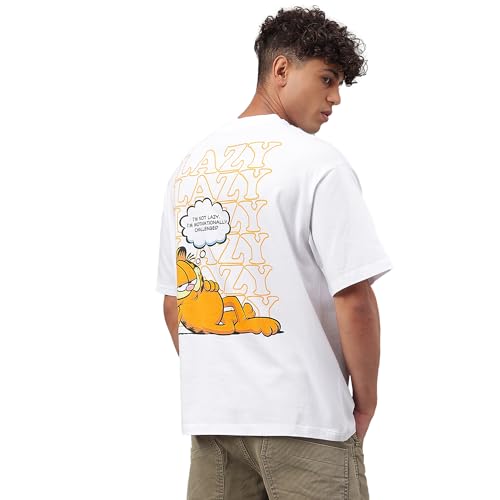 Image of Free Authority Mickey & Friends Printed Regular Fit Green Cotton Men's T-Shirt