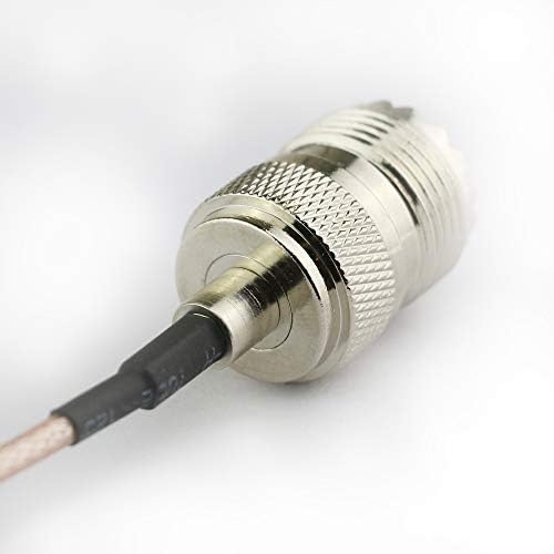 RG316 Cable Jumper Pigtail UHF SO239 Female PL259 to SMA Male Adapter Connector Cable 15cm Pack of 2