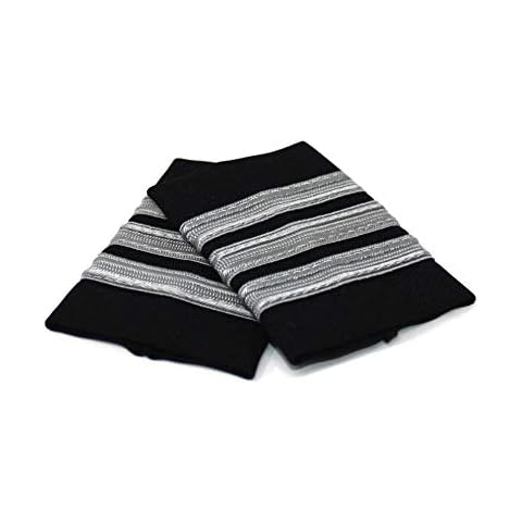 Aero Phoenix Professional Pilot Uniform Epaulets - Three Bars - First Officer - Silver Nylon on Black Cover