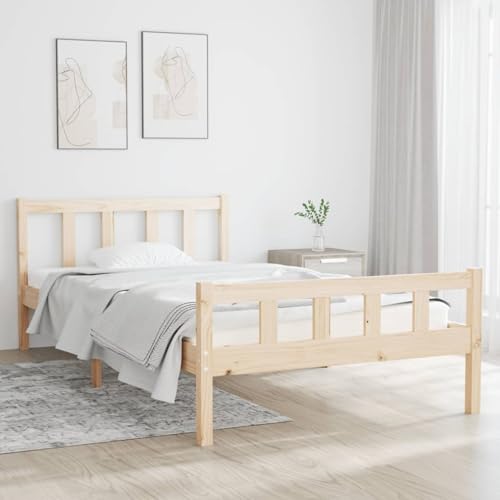Gecheer Massivholzbett Holzbett Bettrahmen Doppelbett/Einzelbett Jugendbett Seniorenbett Komfortbett Landhausbett Gästebett Betten Bett für...
