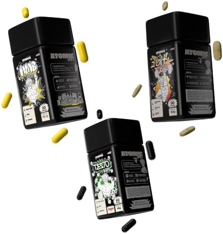 TRIO 3 - GH Max + Testofen + HMB - Atomic Labs