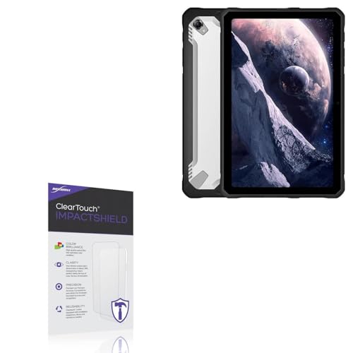 BoxWave Screen Protector Compatible With Doogee R10 - ClearTouch ImpactShield (2-Pack), Impenetrable Screen Protector Flexible Film
