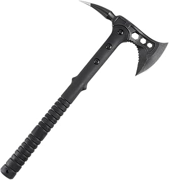 Axe, Large Size, Wood Splitting Axe, Camping, Outdoor, 2-Way Pick AxePro-Grade Lightweight High Carbon Steel + Dual Blade Structure + Non-Slip GripMulti-Functional, Wood Splitting/Breaking