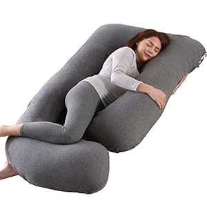 Victostar Pregnancy Pillow,57 inches U Shaped Maternity Pillow with Removable Cover Full Body Pillow Support for Back…