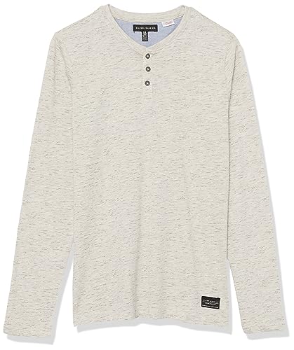 Silver Jeans Co. Boys Boys Printed NEP Long Sleeve Henley T-Shirt