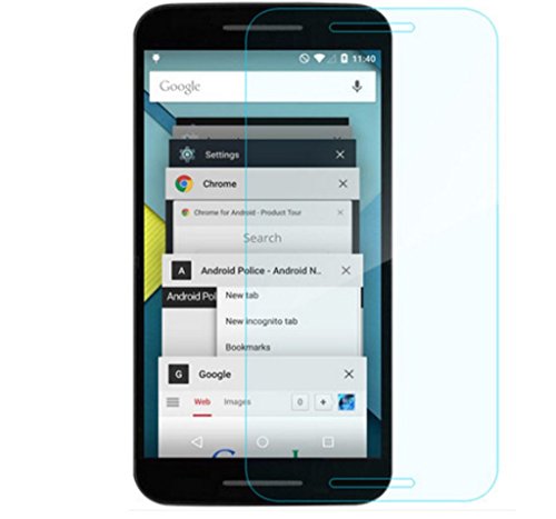 Tumundosmartphone 3X Protector Pantalla Ultra Transparente para Google LG Nexus 5X