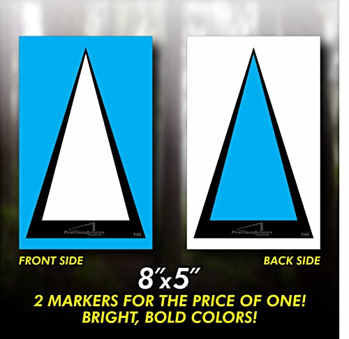 Pro Class Arrows, PCA-Blue, Race Course Marking Arrow; 150 Pack; 8"x5" (Blue)