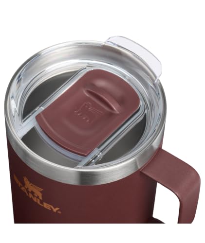 Image of STANLEY Everyday Camp Mug 24 oz | Drink Through Lid | Cup for Coffee, Tea and Drinks | Insulated Stainless Steel Coffee Mug | BPA-Free | Coffee
