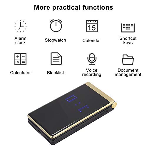 image for Ccylez Mobile Phone for Seniors,2.8in HD Dual Screen Display 2G Quad-B