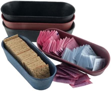 H.S. Inc HS1010-PK Cracker and Condiment Basket, 8-1/2" x 3" x 2", Polyethylene,