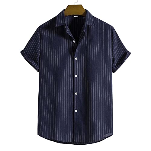 Chemise de plage pour hommes en coton respirant et séchage rapide pour l'été