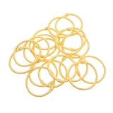 Construction robuste : fabriquées avec des clips d'anneau en métal et des anneaux d'échantillon, ces anneaux de bureau offrent une résistance pour une utilisation répétée dans des environnements au rythme rapide, des anneaux de livre de bureau, un classeur de fiches