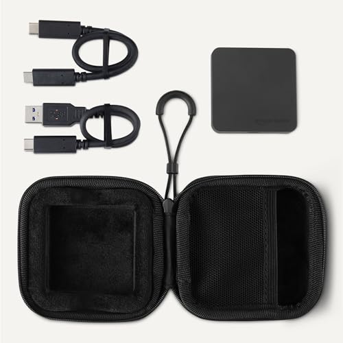 Amazon Basics Ssd Esterno Portatile Unità A Stato Solido Esterna Da 1TB Velocità Fino A 2000Mb/S Usb 3.2 Gen 2 IP65 Antiacqua E Antipolvere Nero - 4