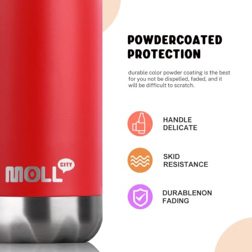 Image of Small Water Bottles for Kids-9 oz Stainless Steel Insulated Thermos