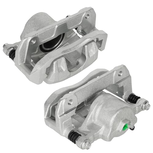 Image of Front Disc Brake Caliper Assembly with Bracket fit for 2003-2012 Honda Accord, 2001-2003 CL, 2004-2014 TSX, 1999-2008 TL, Front Right and Left Caliper set with 2PC, 19-B2584 19-B2585
