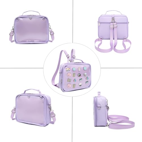 Image of CHERRY SAUCE Dopamine Color Ita Bag Backpack Satchel Oxford Crossbody Messenger Shoulder Bag