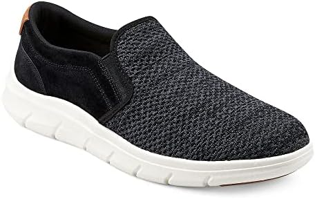 Easy Spirit Men's Chad Sneaker, Black, 12 | Image 3