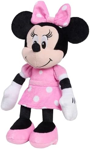 Disney Junior Mickey Mouse Bean Plush Minnie Mouse Stuffed Animal, Officially Licensed Kids Toys for Ages 2 Up, Gifts and Presents - 2