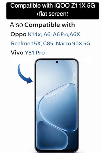 Image of FAD-E Tempered Glass Screen Protector Guard Compatible for iQOO Z11x 5G / Z11X 5G