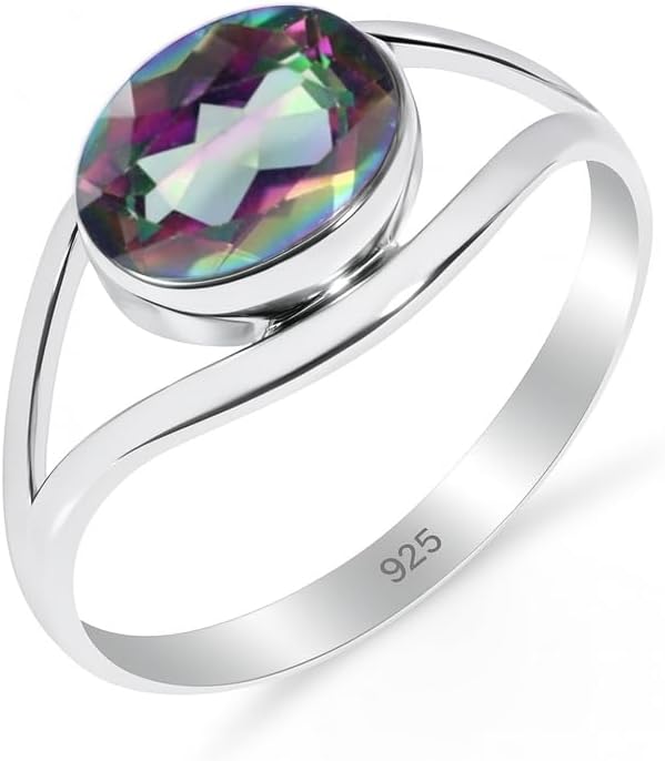 Ring Sterling Silver 925 Women, Ring With Stone 100% Natural Solitaire Ring 925 Sterling Silver Handmade Ring Men Vintage Ring RB-01-P